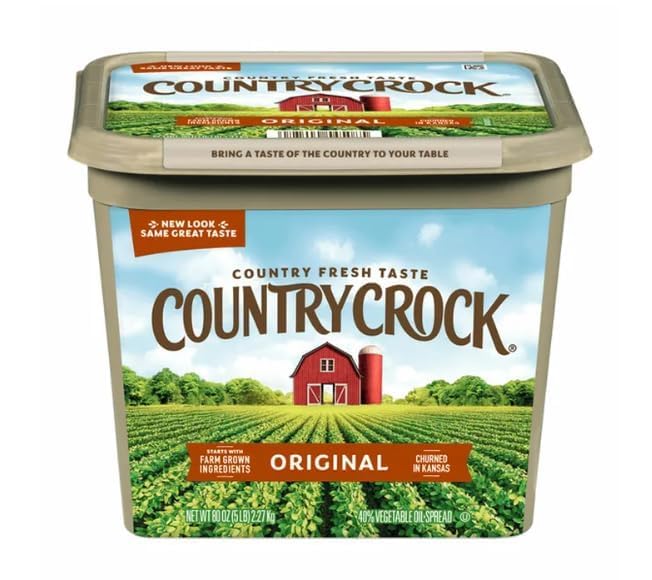 Generic Country Crock Vegetable Oil Spread Tub, Original 5 LB