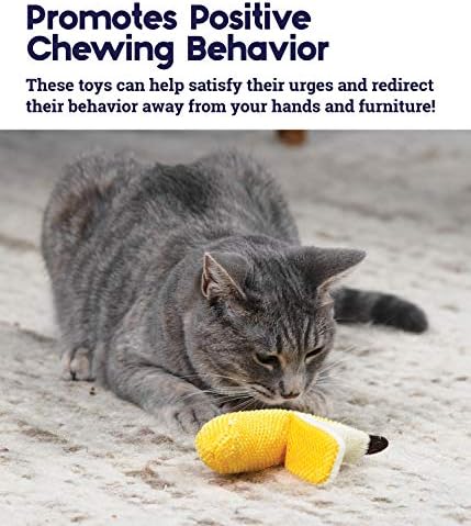 Petstages Dental Banana Catnip Cat Chew Toy