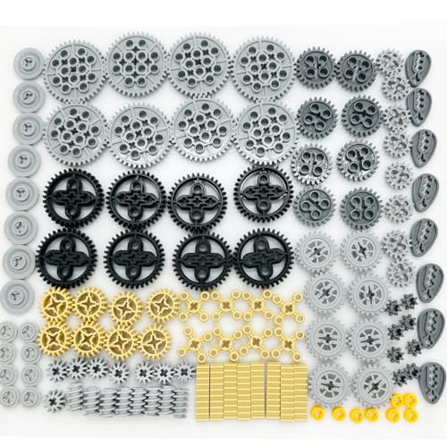 Miutrue LZHTECHPARTS Technical Parts Wheels Gears Building Blocks Accessories Pieces Kit Construction Toys Set thumb #1