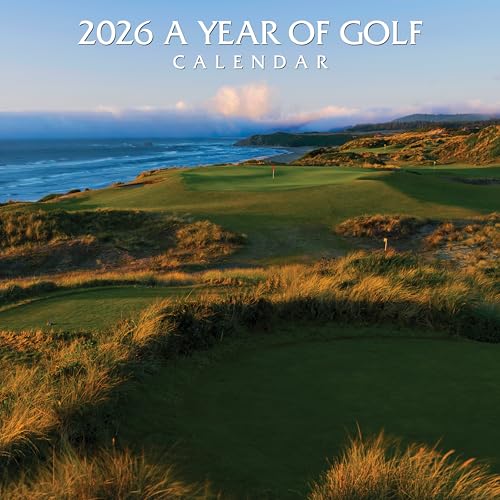 2026 A Year Of Golf Calendar - Includes P.g.a. Tour Dates (Majors) - 12' X 24' Opened - Designed In The Usa - Premium Stock &Amp; Finish - Giftable