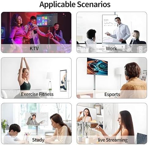 32/24/22-Inch Smart Portable TV with Wheels, Rotatable Outdoor TV, Android 12, Built-in Battery, Full Swivel, Remote Control, 8-Core, 6GB RAM, 128GB Storage, Home & Work Use