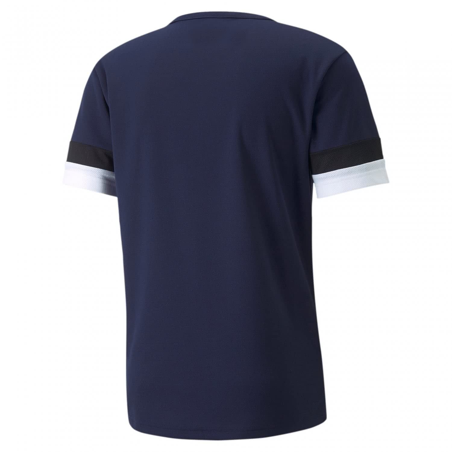 Puma Uniseks - Dzieci TeamRISE Jersey Jr Koszulka, Peacoat/Black/White, 140 cm