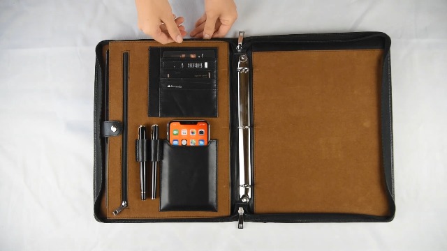 Amazon.com : Asini Handmade Genuine Leather 3 Ring Binder