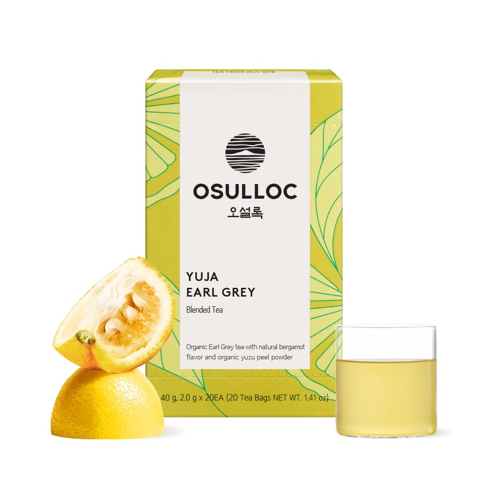 Amazon.com: OSULLOC Yuja Earl Grey (Natural bergamot flavor, Yuju