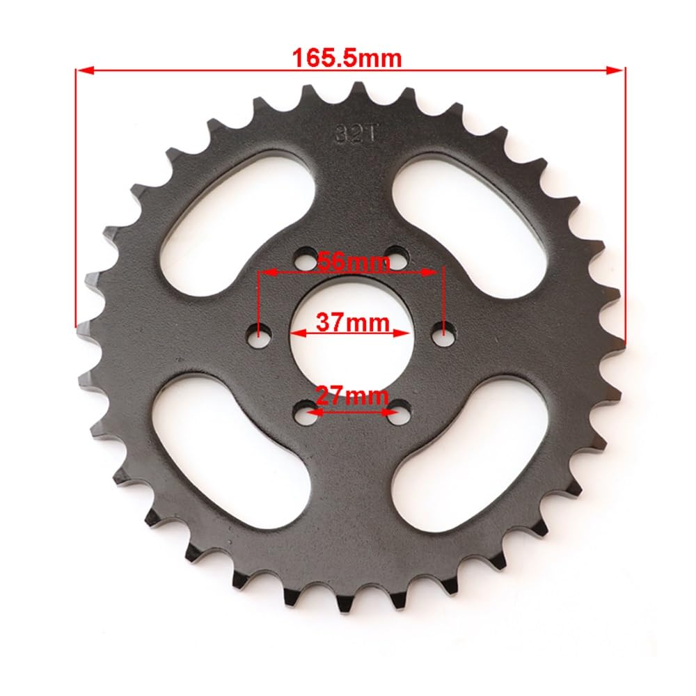 Pignoni Moto per 150CC 200CC 250CC ATV UTV Fuoristrada a Quattro Ruote Fuoristrada Parti 530 Catena 32 Denti pignone Posteriore Pignone Motocicletta