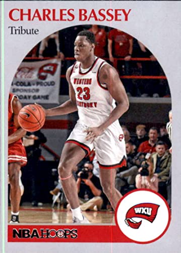 2021-22 Panini Chronicles Draft Picks Hoops #73 CHARLES BASSEY RC Western Kentucky Hilltoppers
