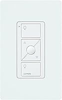 Vista 8 de Lutron Caseta Juego para montaje en pared remoto de Pico, PJ2-WALL-WH-L01, color blanco