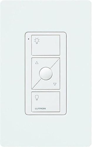 Miniatura 8 de Lutron Caseta Juego para montaje en pared remoto de Pico, PJ2-WALL-WH-L01, color blanco