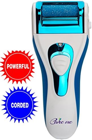 Electric Corded Callus Remover Powered by Electricity - Electronic Home Pedicure Foot File with Improved Extra Coarse Rollers -Dare to Compare with Emjoi Micro-Pedi Callus Shaver