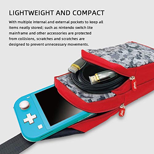 Case mala Maleta sling bag Switch Lite com alça Viagem Transporte Nylon Cabe Tudo PG-SL011