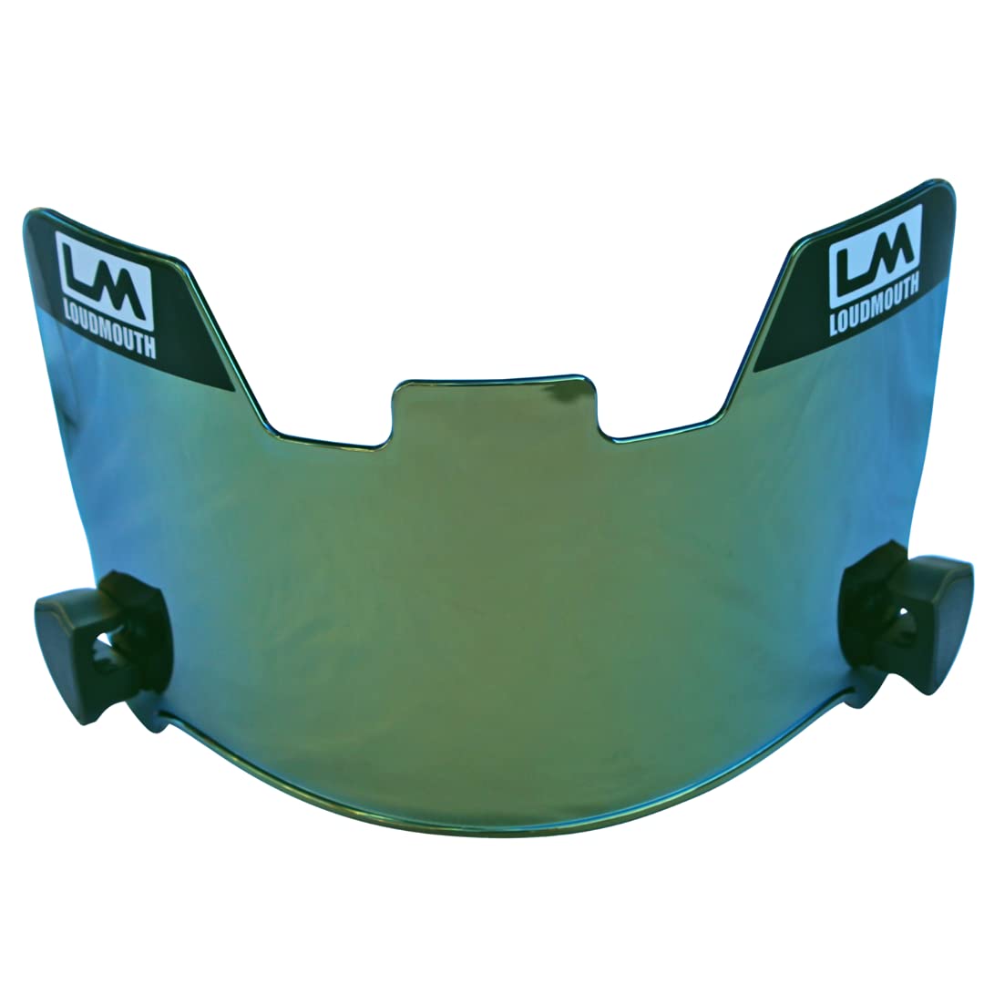 Loudmouth Football Visor - Universal Fit Youth & Adult Football Helmet Visor
