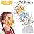 Yinella Kids Floral Washable Reusable Childrens Face Bandanas with Filters Breathable Protective Mouth Cloth Cover Outdoor School