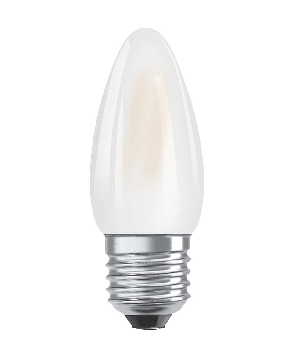 Osram White Led Light Bulb | E27 | Warm 2700 K 4 W Led Retrofit Classic B 40 W Replacement Light Bulb