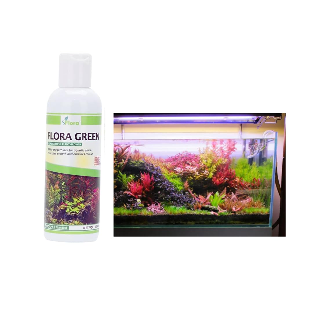 Premier Plants Aquarium Medicine Flora Green All In One Plant Fertiliser (100ml)
