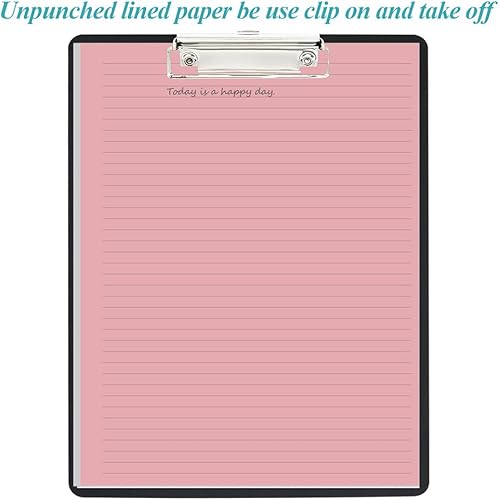 Miniatura 9 de Papel de relleno colorido de línea A4, 5 hojas de 3 agujeros, 100 hojas200 páginas, recambios de líneas de papel de hojas sueltas para carpetas de 3