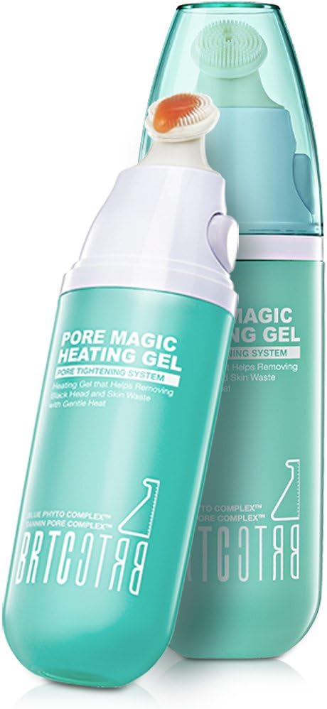 Pore Magic Heating Gel | Deep Pore Exfoliation and Tightening System | with Silicon Brush | Korean Skincare (35 g / 1.18 oz)