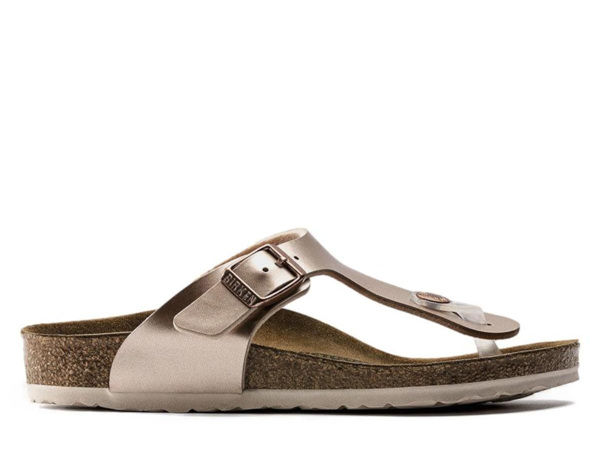 BIRKENSTOCK Gizeh Unisex-Sandalen, Elektrisches Metallic-Kupfer