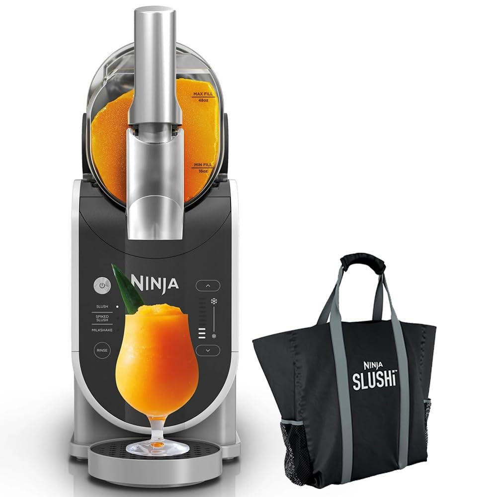 Ninja SLUSHi Machine with a prepared frozen drink
