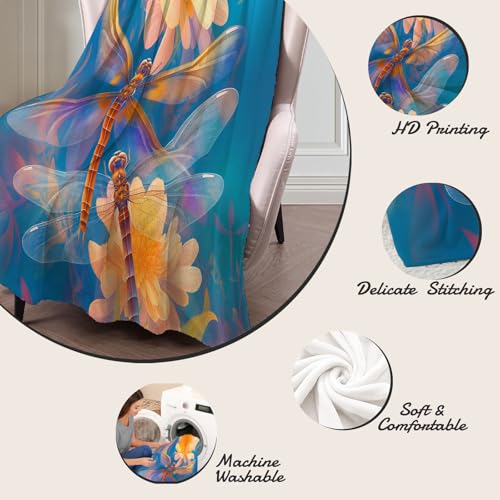 Couverture enfant libellule, le cadeau idéal et doux pour garçons et filles - 7