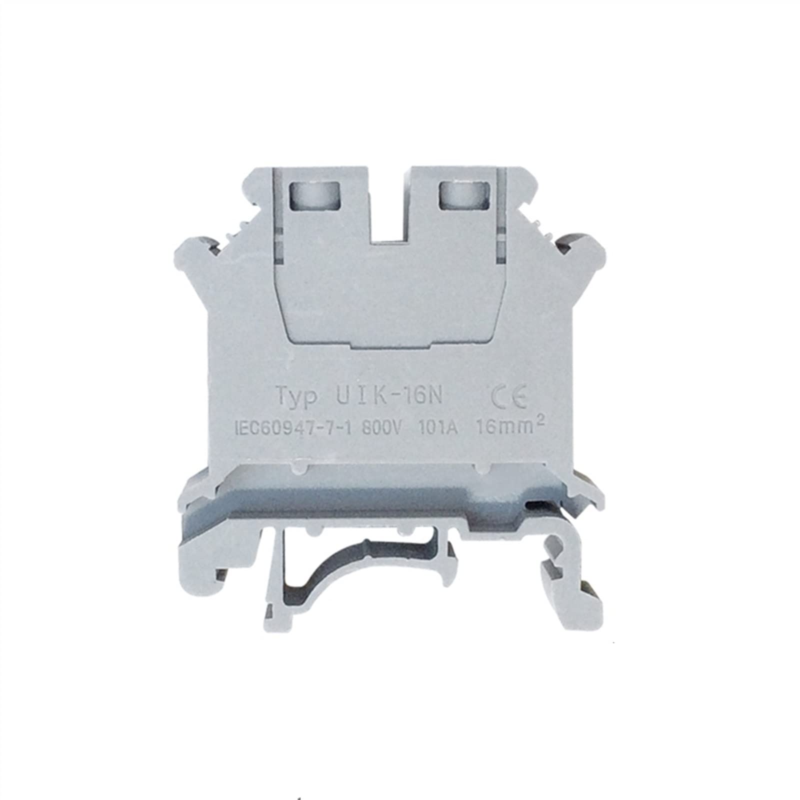 Borniers universels UK-16N 16mm2 douki pour rail DIN en cuivre 800V 101A