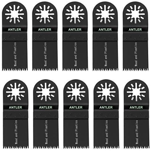 AB35CWB 35mm Antler Coarse Wood Blades Compatible with Fein Bosch Makita Oscillating Multitool (Pack of 10) Cover