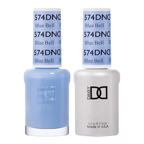 DAISY DND - Paquete doble de esmalte de gel y esmalte de uñas, color azul
