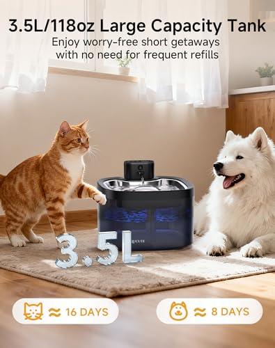 Dispensador automático de agua para mascotas con sensor 6