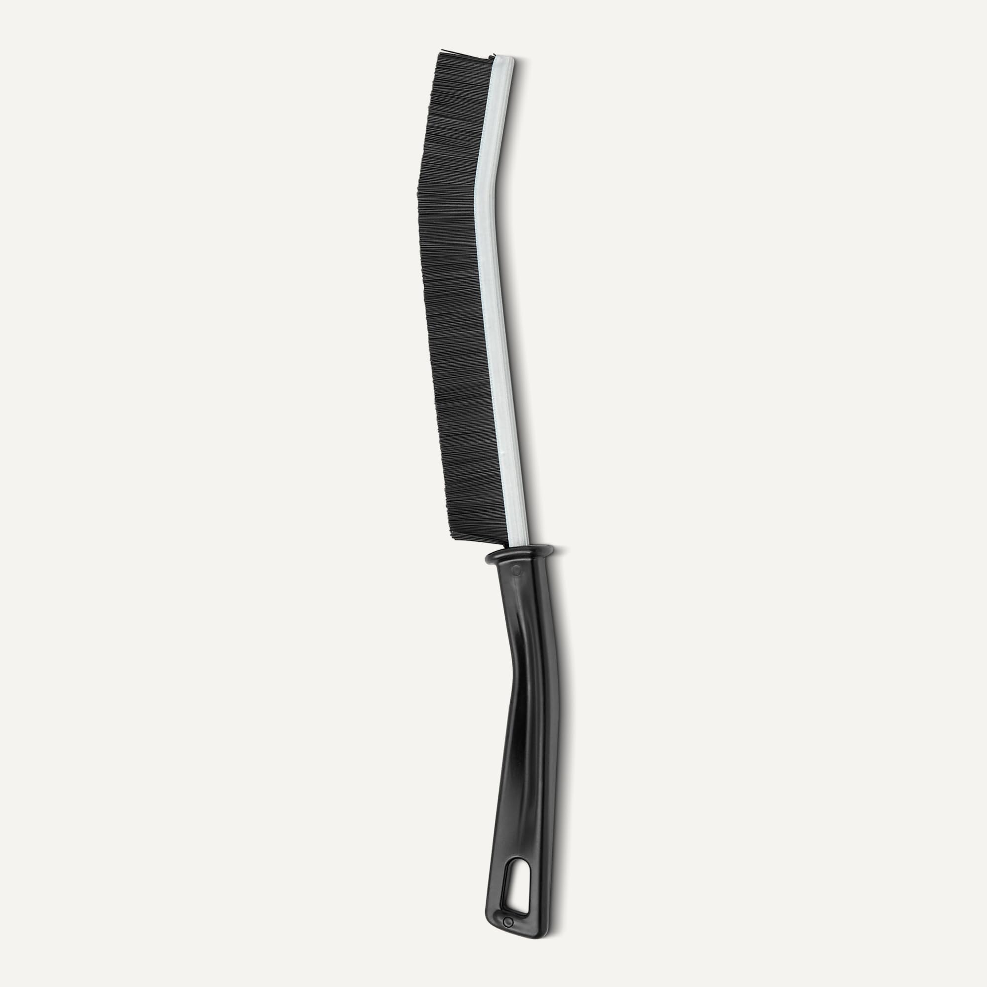 Amazon Basics Spazzola per la pulizia di intonaco e piastrelle, setole dure, confezione da 12, 24 cm, Nero