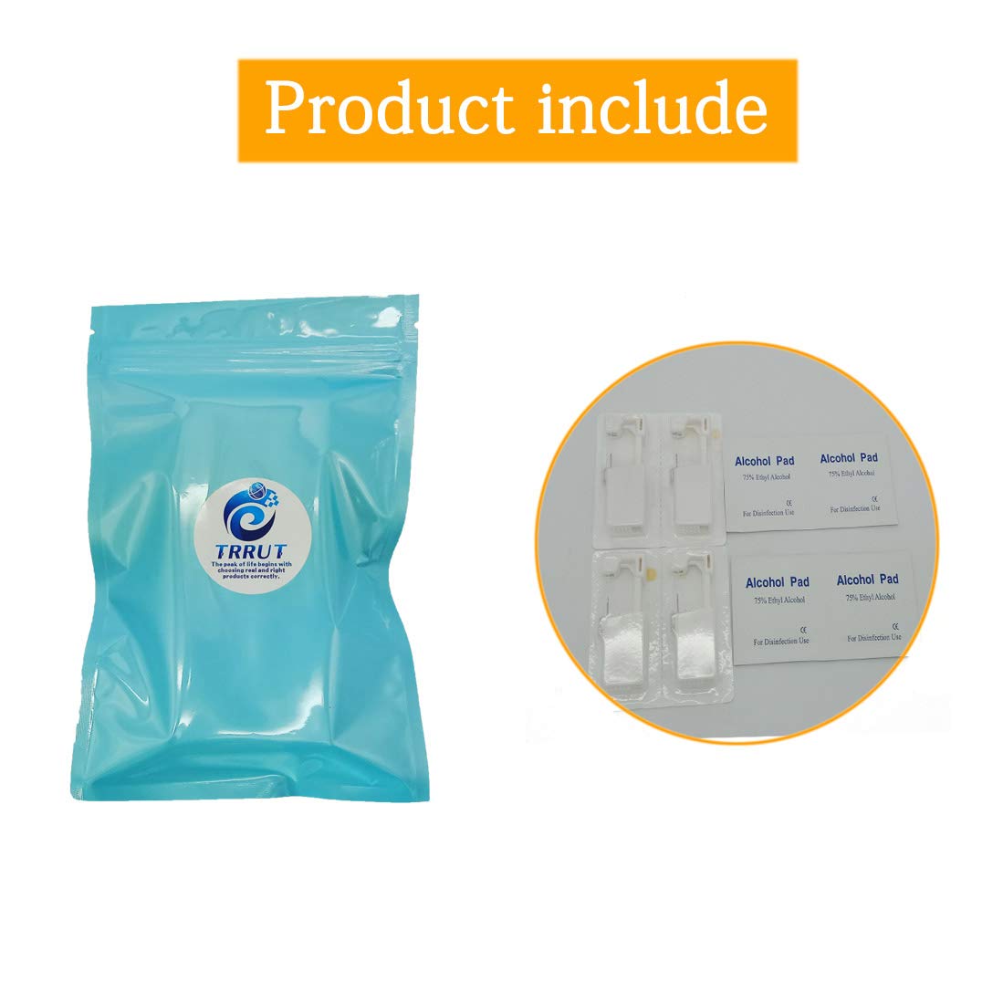4 Pcs Disposable Self Ear Piercing Gun Kit,Ear Piercing Units Tool with Earring Studs