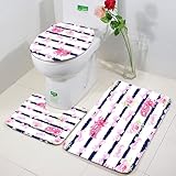 ⭐ Absorption élevée : Ces tapis de toilette sont conçus pour être très absorbants, ce qui signifie qu'ils peuvent absorber efficacement l'humidité des pieds mouillés et empêcher les traces d'eau sur le sol de la salle de bains. Les matériaux en polypropylène sont connus pour leur capacité à absorber rapidement l'eau.