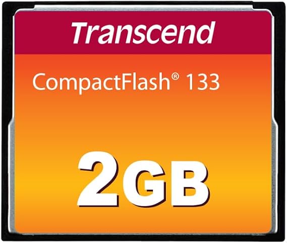 Transcend CF133 CompactFlash Memory Card 2GB, Up to 30MB/s, DSLRs Camera Card, MLC NAND Flash, ECC, Support Ultra DMA transfer mode 4 - TS2GCF133