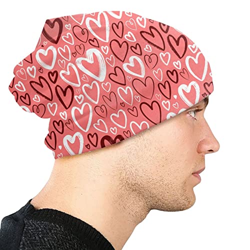 Heart Pattern Beanie Chemo Hat Cancer Headwear Knitted Hats Baggy Slouchy Scarf Nightcap For Adults Women Men #TOP3