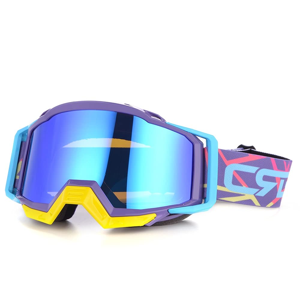 Motocross Moto Goggles VTT Off route Dirt Saleté Vélo Vike Verres anti-vent anti-vent MX Goggles (Color : Model 13)