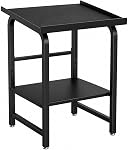Rack réglable pour douille de poids lourd, 500LBS Capacité supérieure Poids Stand, 2-Tier Plateau solide Kettlebell Rangement rack, anti-dérapant base espace-sauvetage organisateur de poids pour garage de gymnastique à domicile (Rack seulement, pas de bulbes)