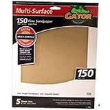 ALI INDUSTRIES 4442 150 25 CT Grit Sandpaper, 9-Inch x 11-Inch