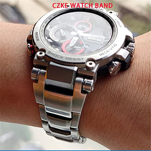 Bracelet acier inoxydable Casio MTG-B1000 accessoire métal noir - 7