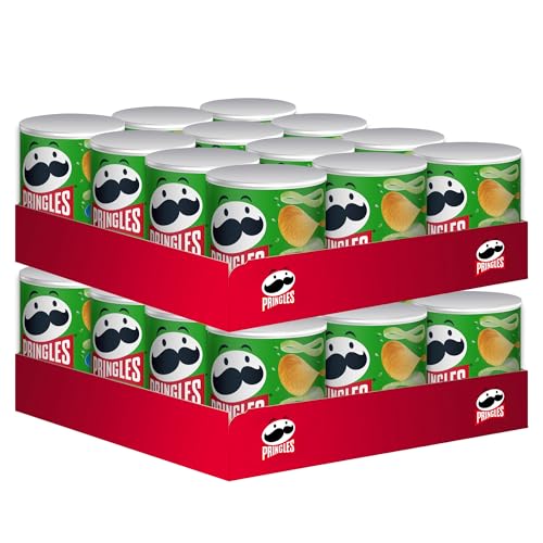 Pringles Sour Cream & Onion (2x 12x 40 g) der unwiderstehliche Snack-Klassiker in der praktischen Dose knackige Chips mit - und Zwiebel-Geschmack Pop. Play. Eat.