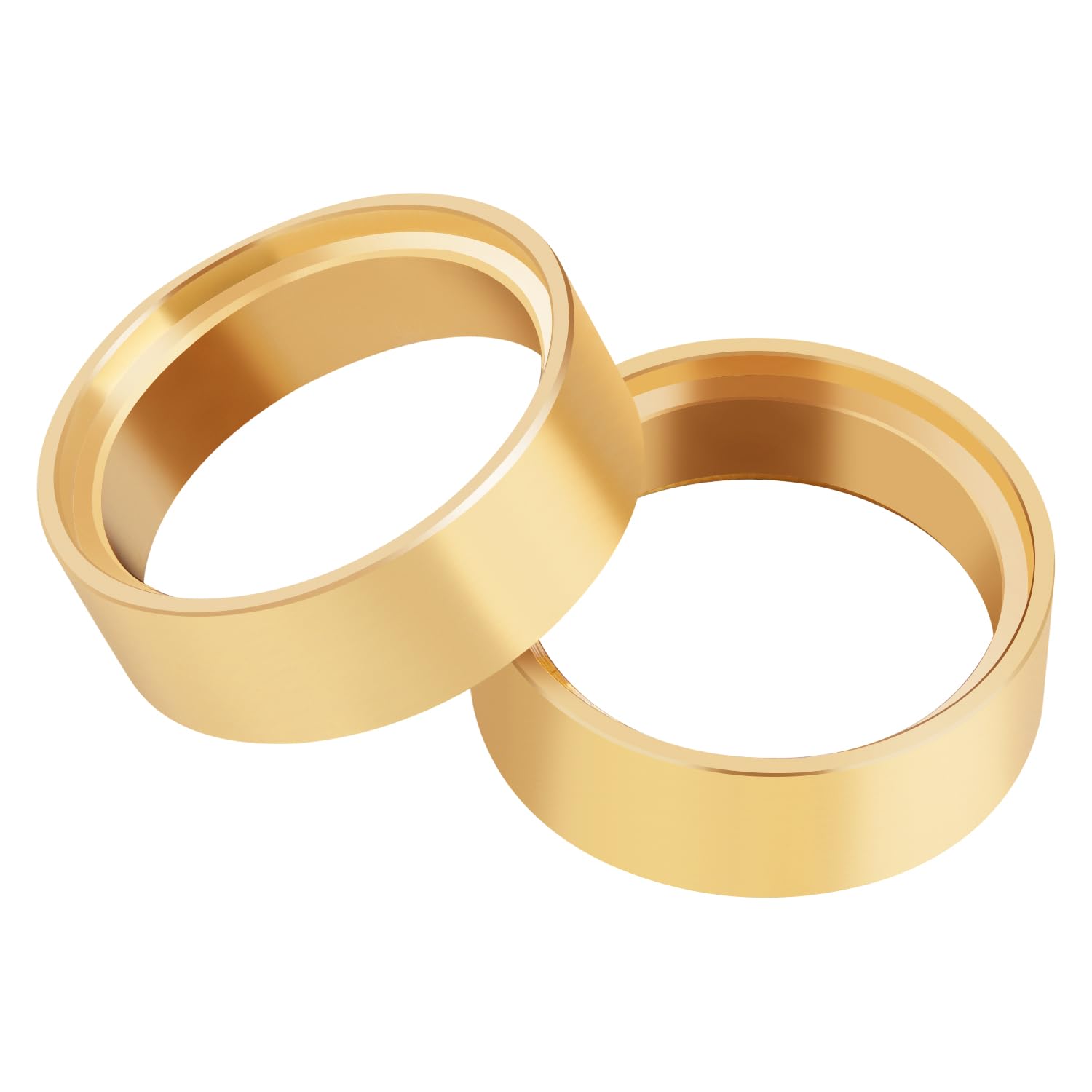 TCRC 4PCS Brass Internal Beadlock Ring Clamp Ring for 1.3 Inch Wheel Hubs