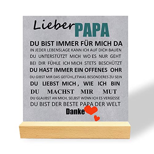 Papa Geschenk Geburtstag, Mit Spruch für den Lieber Papa, Optimales Geschenk für alle Heimwerker, Väter oder Opas - Zum Vatertag, Weihnachten, Geburtstag Cover