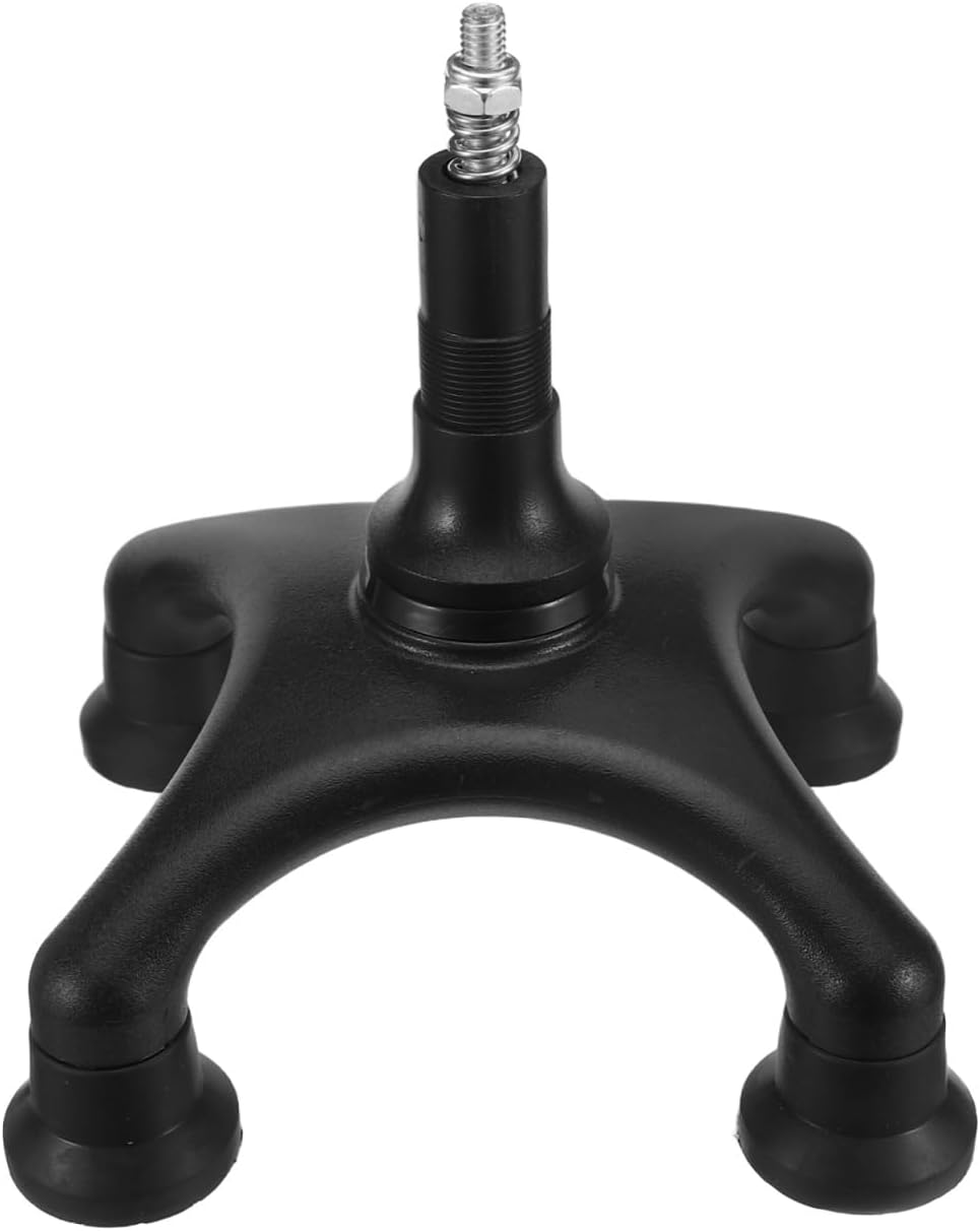 GALPADA Four-Legged Cane Bottom Cap - Quad Cane Base Attachment for Enhanced Stability - Walking Stick Part Tip Replacement Base for Seniors