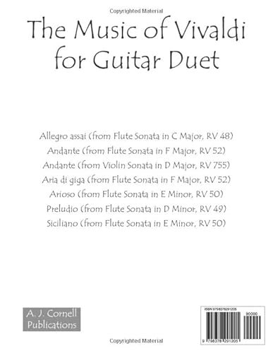 The Music of Vivaldi for Guitar Duet