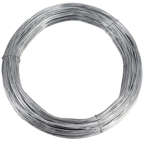 Miniatura 7 de Techzoco Alambre De Hierro Galvanizado, Alambra Floral, Alambre De Manualidades, Rollo Alambre De Acero Plastificado, Alambre Atar Flexible, Alambre Bricolaje, Diámetro 1.6 Mm, Longitud 15 Metros