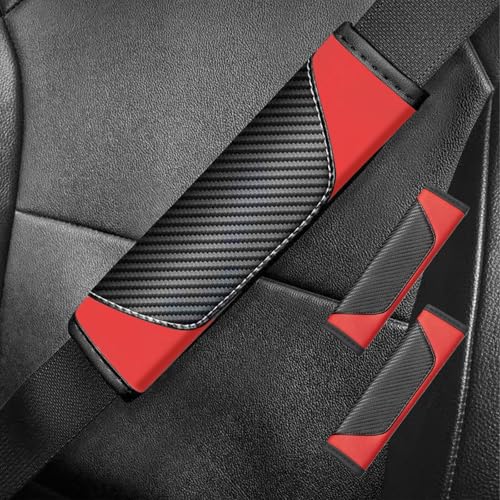Flintronic Voiture Protège Ceinture de Sécurité, 2 Pièces, Universel Voiture Protege Ceinture de Sécurité Coussin, Convient aux Enfants et aux Adultes,...
