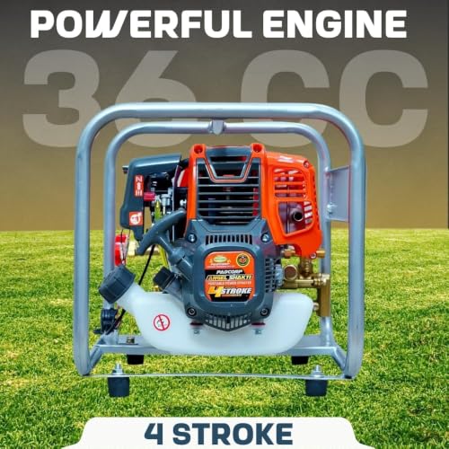 Image of PAD CORP by PADGILWAR CORPORATION Portable Angel Shakti 4 Stroke Petrol Engine Agriculture Power Sprayer, 36 Cc Engine, 750ml Fuel Tank, Easy Starter, Fuel Efficient, Isi Mark Engine