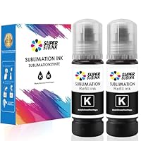 Schwarze Sublimationstinte für Epson ET1800 2810 2820 ET2720 ET2760 ET4800 ET15000 Transfertinte für Heißpressen (automatisch ausfüllen/Unnötig ICC/UV-Schutz)