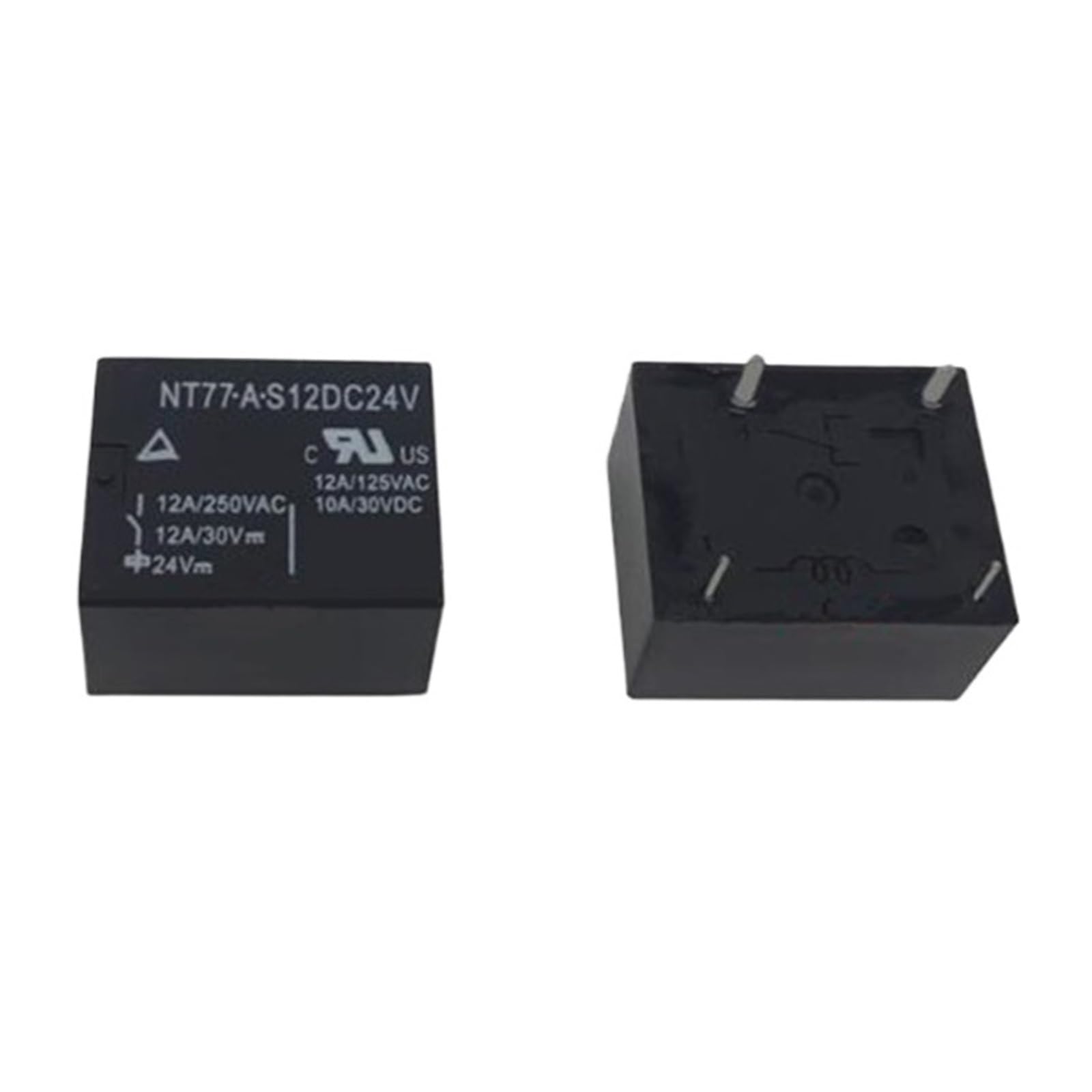 Relais NT77AS12DC24V haute résistance pour circuits 24V