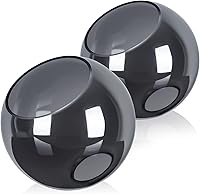 Vista 7 de Reemplazo de cristal de globo blanco esmerilado, pantalla de lámpara de bola de vidrio para candelabro, lámpara colgante, luz de techo, aplique
