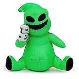 Buckle-Down Disney Dog Toy, The Nightmare Before Christmas Oogie Boogie Dice Sitting Pose Pet Toy, Plush