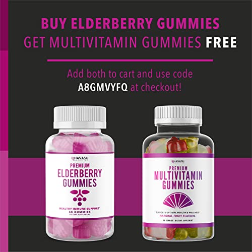 Sambucus Elderberry Gummies For Adults - Immune Support Gummies with Elderberry, Vitamin C and Zinc - Sambucus Elderberry Immune Support with Elderberry Extract - Berry-Flavored Gummies - Month Supply - Image 4