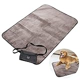 wasserdichte decke hund Geeignete Größe - 100 * 70cm (L * W); Die Größe der Decke ist perfekt und nimmt im Innen- oder Außenbereich kaum Platz in Anspruch und ist mit der tragbaren Umhängetasche einfach zu transportieren.